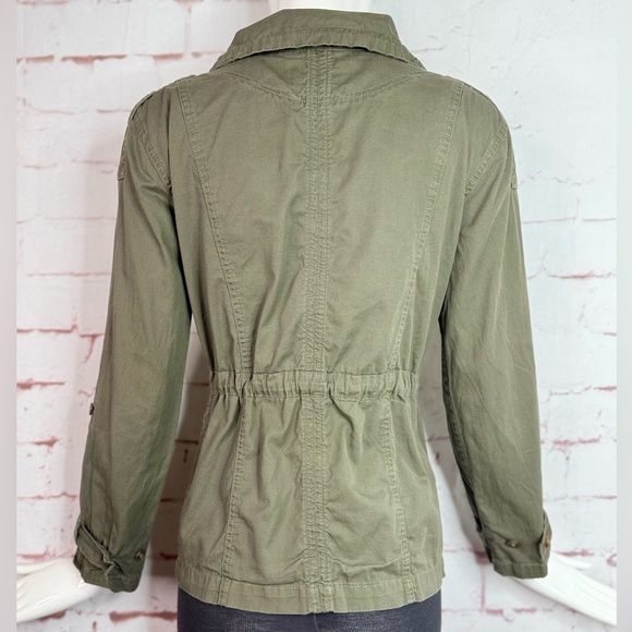BAR III Army Green XS Utility Safari Cotton Field Jacket Size Extra Small - Picture 6 of 15
